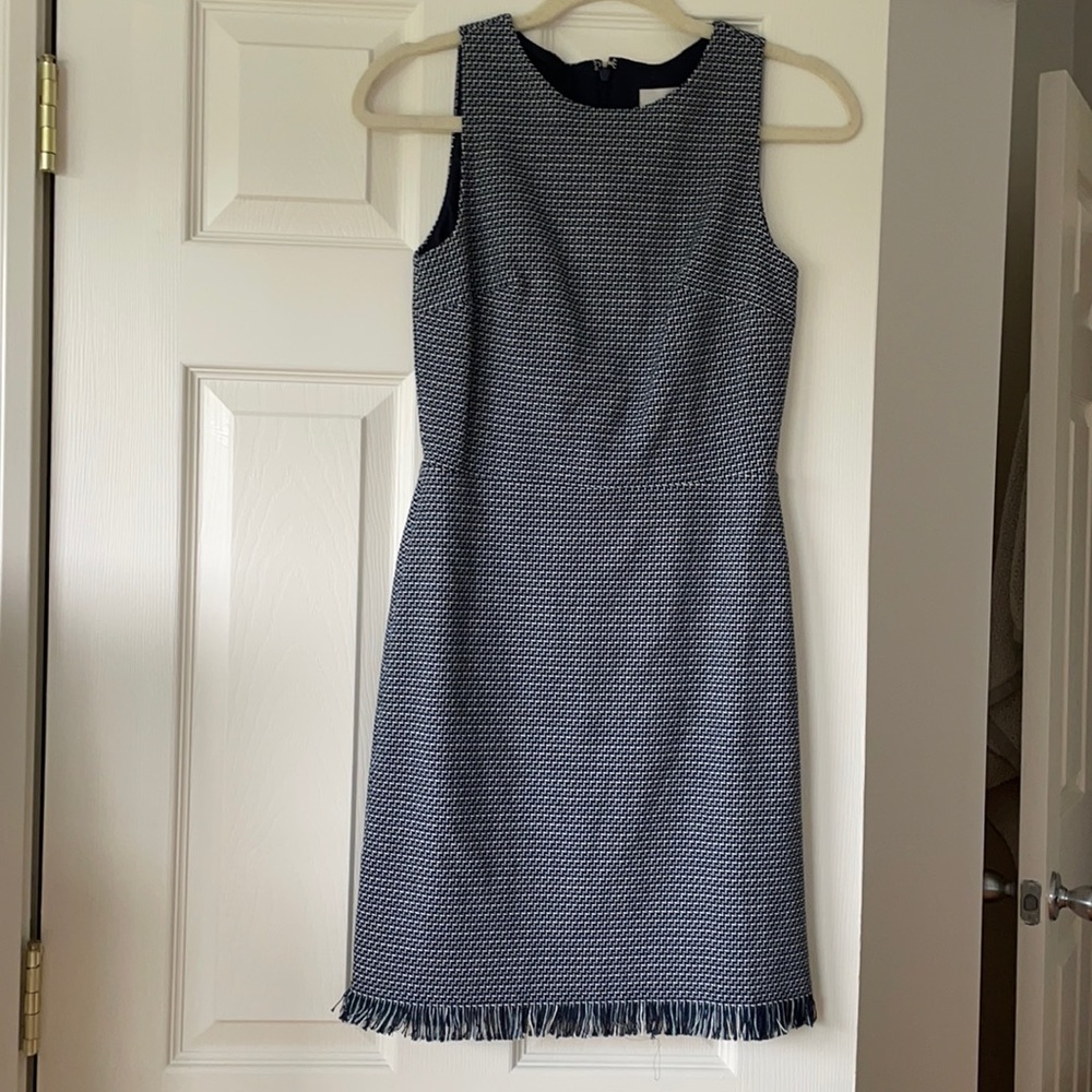 LOFT tweed pencil dress